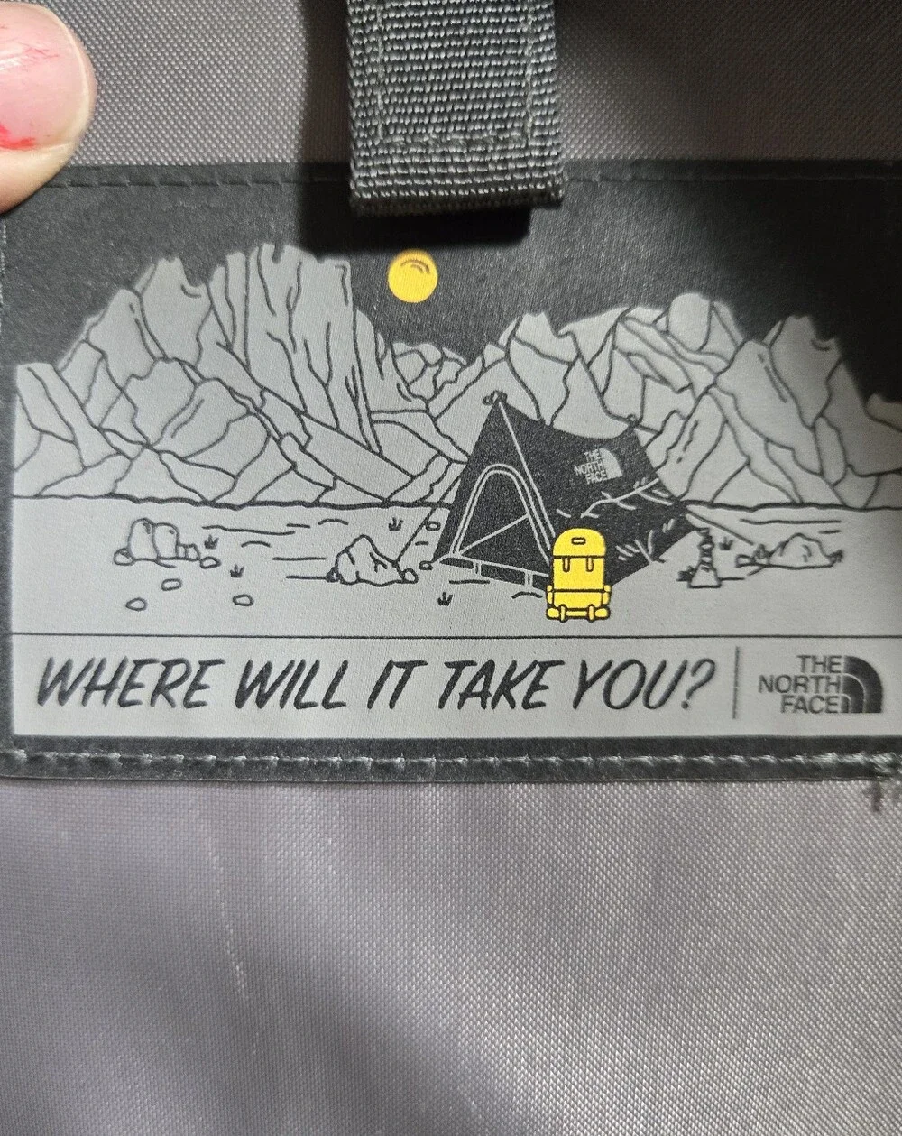 The North face Fall Line Backpack With Custom Embroidery